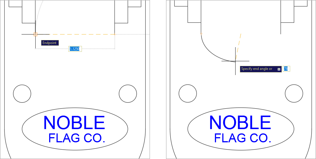 ellipse elliptical arc1 and 2
