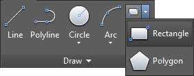 polygon tool draw panel