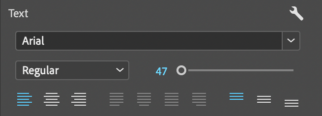 lower thirds bottom text font