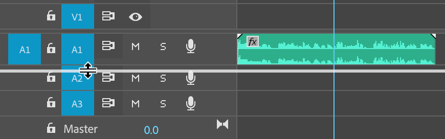 enlarge timeline track