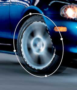 spin blur modify selection