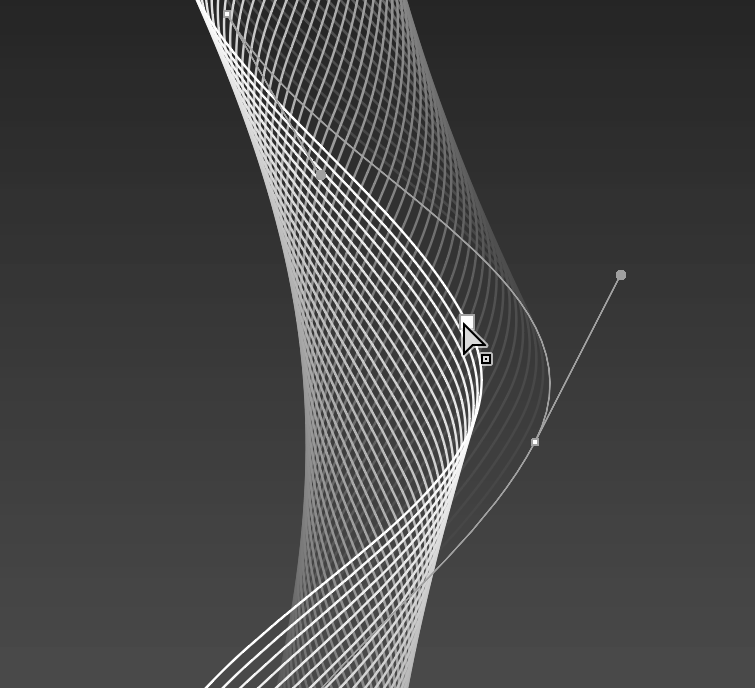 blend spiral point bw