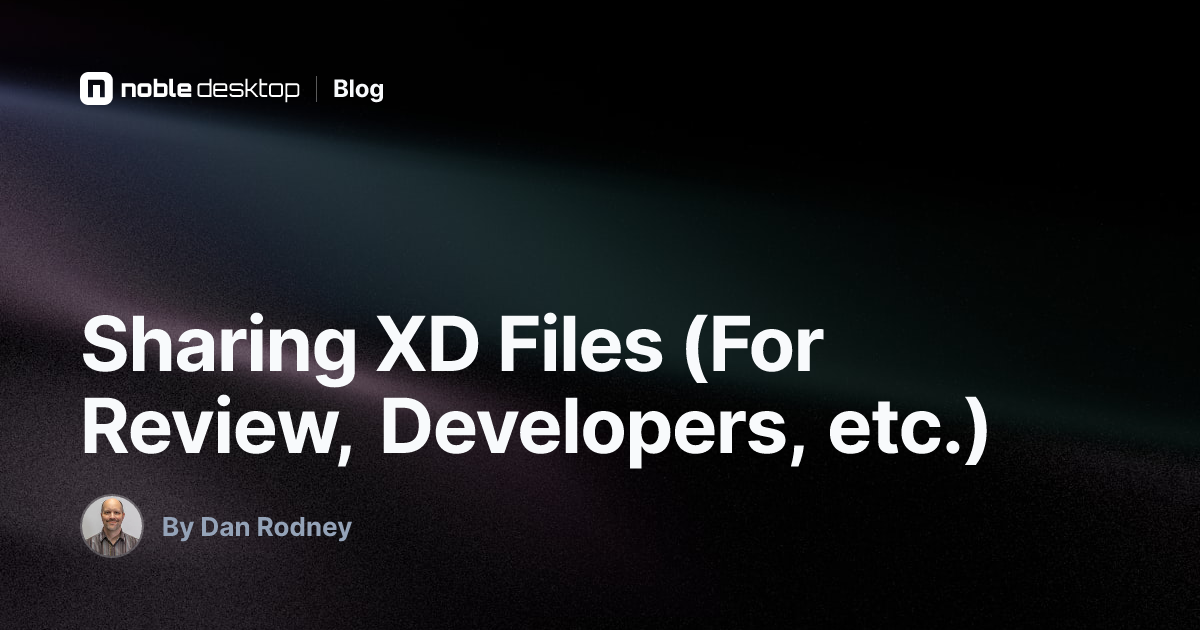 Sharing XD Files (For Review, Developers, etc.) — Adobe XD