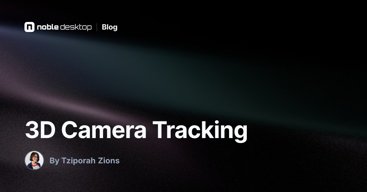 3D Camera Tracking in After Effects
