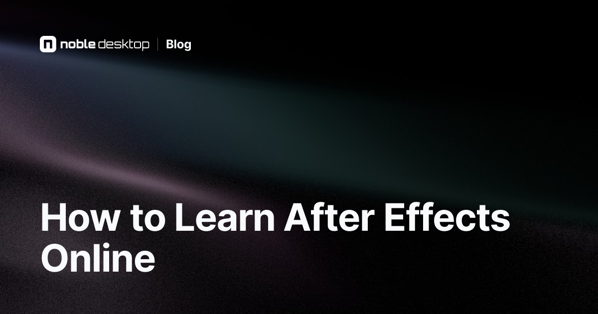 Learn After Effects Online for Beginners