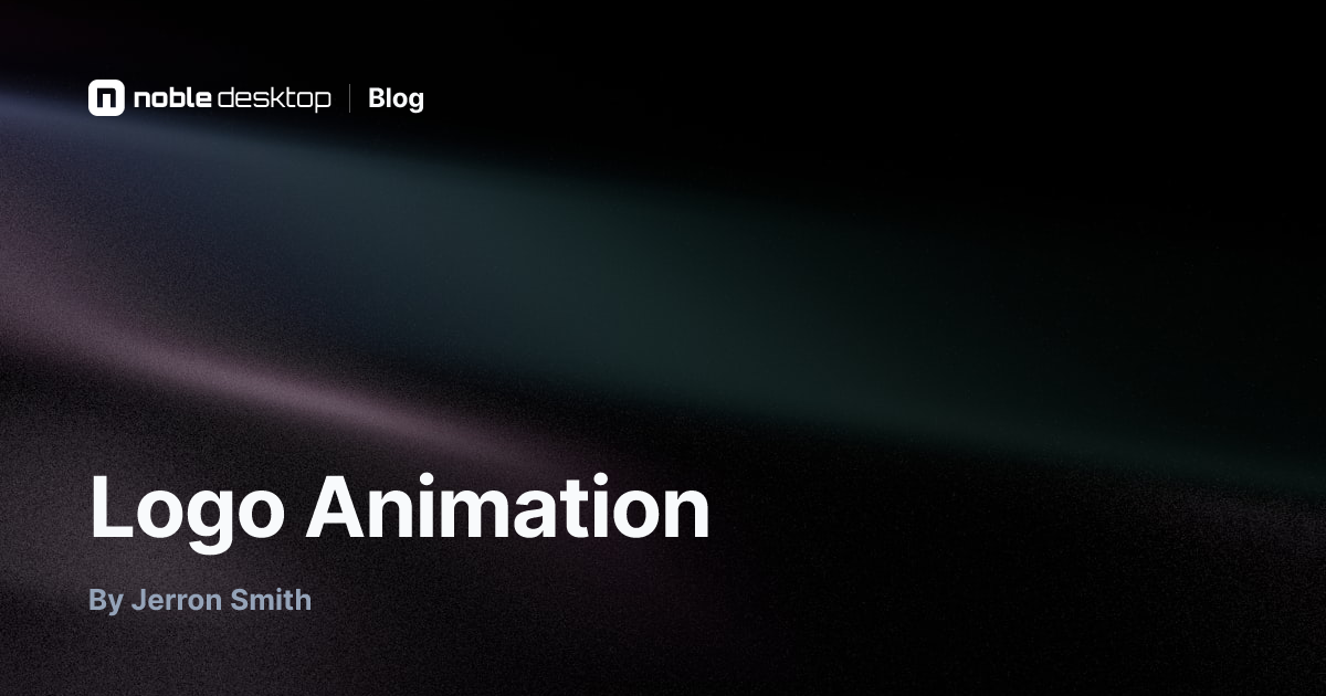 Logo Animation: After Effects Tutorial