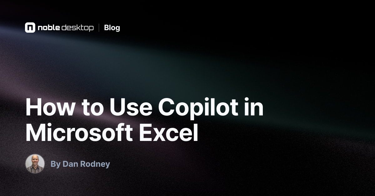 How to Use Copilot in Microsoft Excel — AI