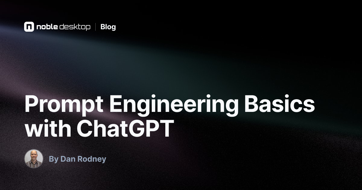 Prompt Engineering Basics with ChatGPT — AI