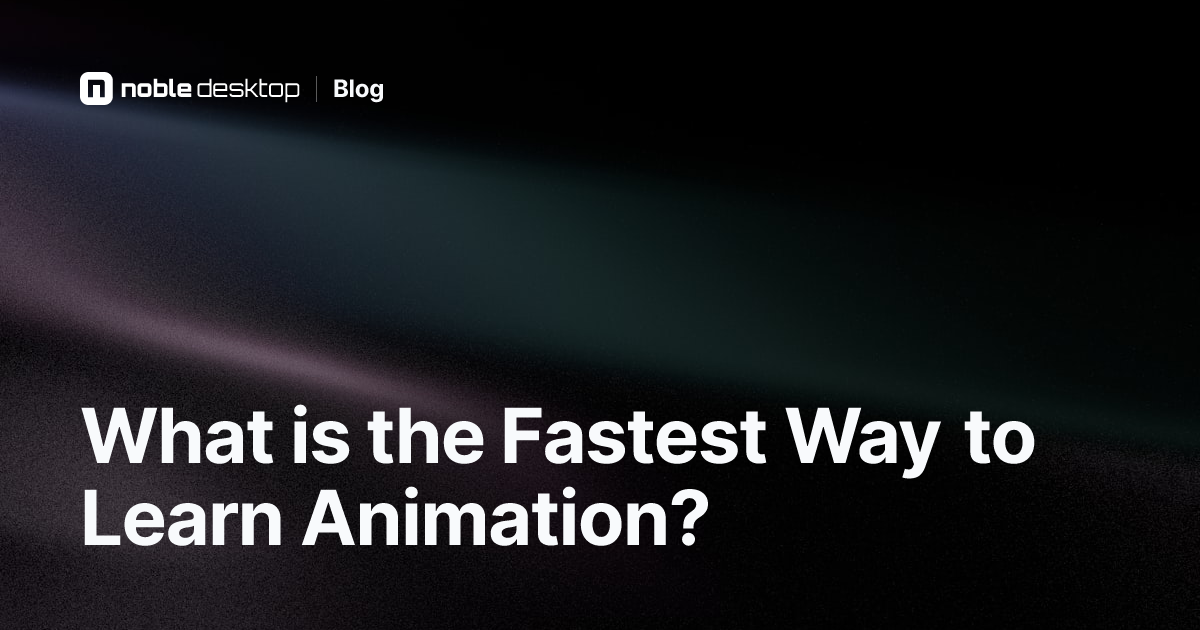 How to Learn Animation Quickly