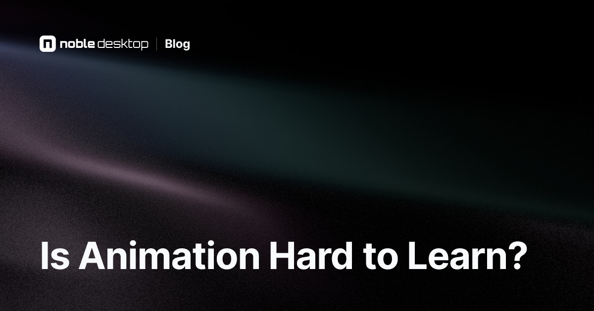 Is Animation Hard to Learn for Beginners?