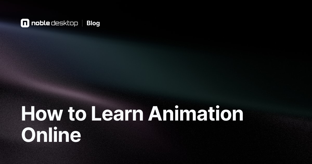 Learn Animation Online for Beginners