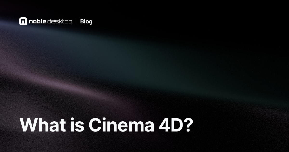 What is Cinema 4D used for?