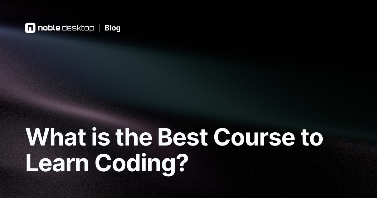 Which Course is Best to Learn Coding?
