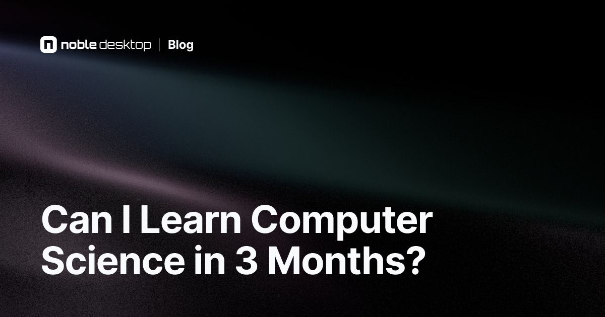 Is It Hard to Learn Computer Science in 3 Months?