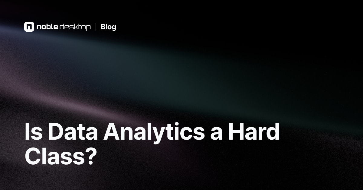 Is Data Analytics Hard to Learn?
