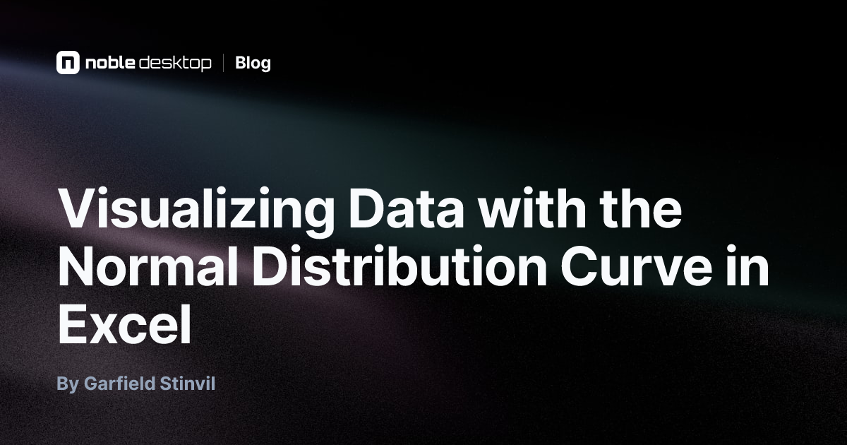 Visualizing Data with the Normal Distribution Curve