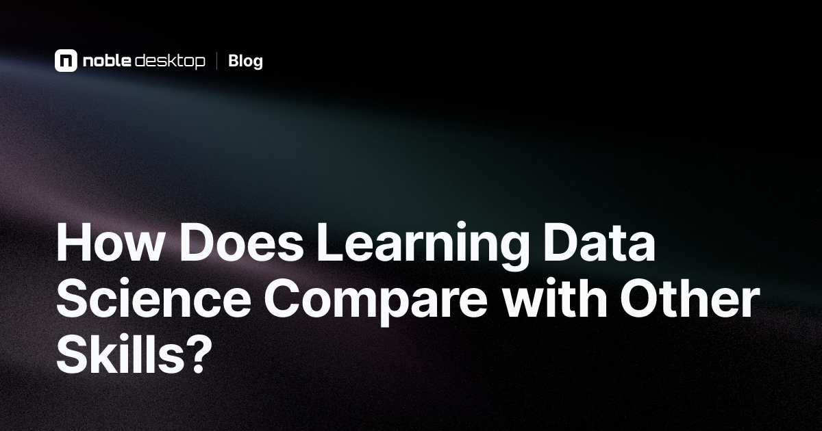 Compare Data Science with Other Skills
