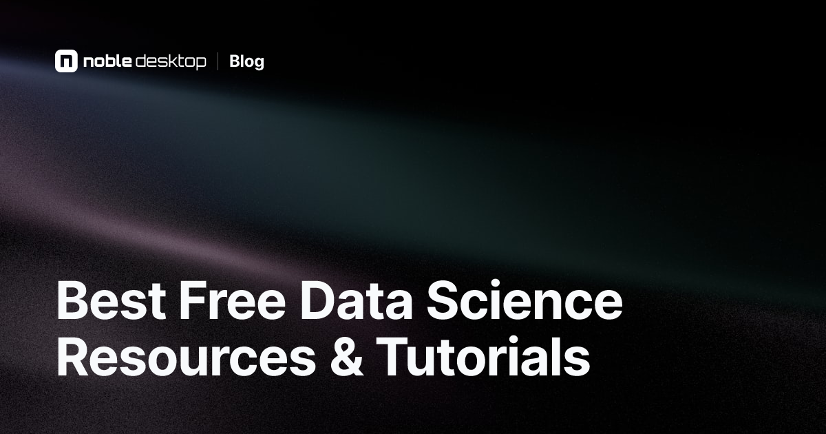 Free Data Science Resources & Tutorials for Beginners