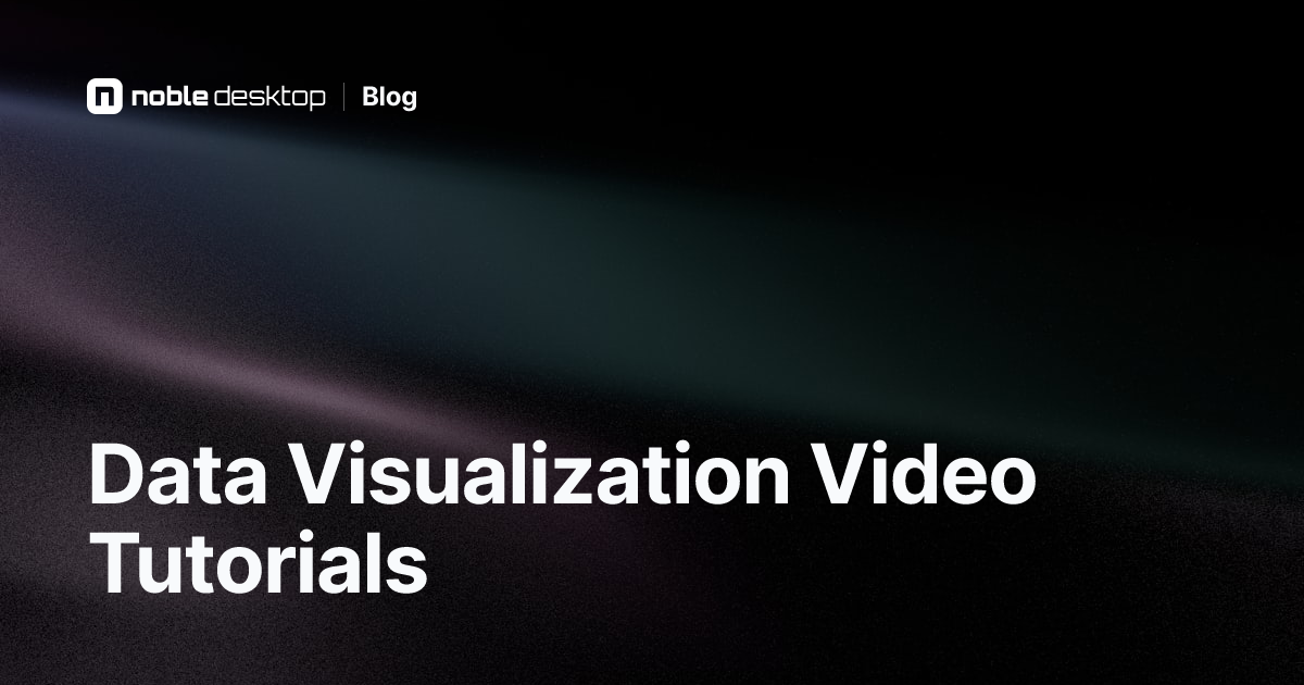 Best Data Visualization Video Tutorials