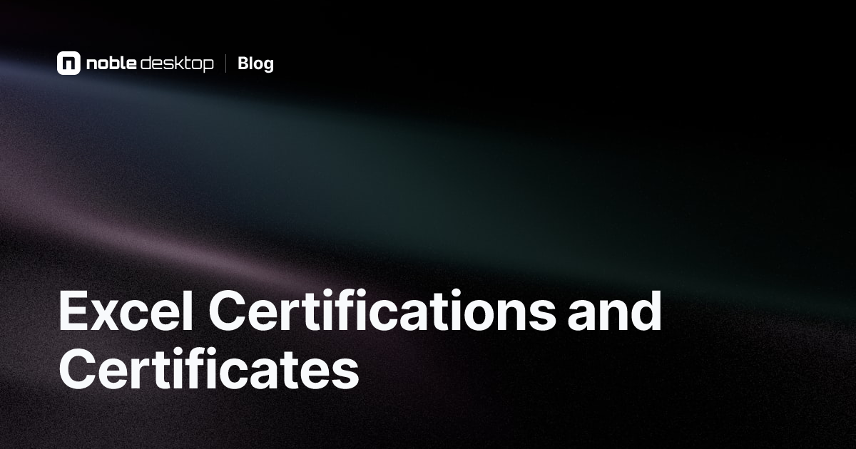 Which Excel Certification is Best?