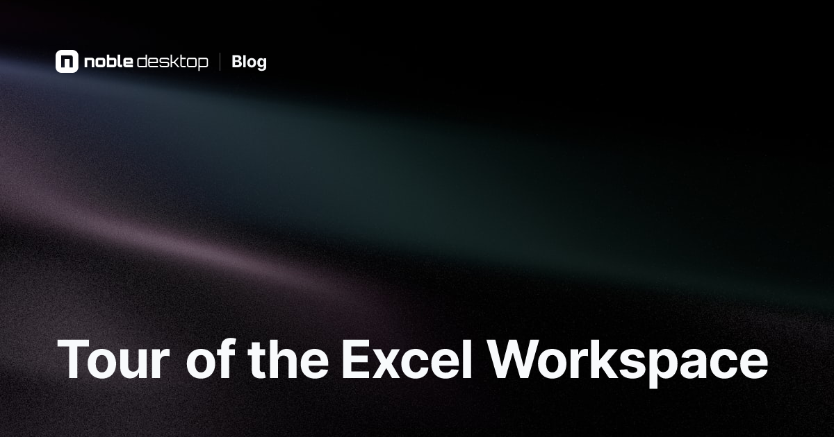 Tour of the Excel Workspace: Excel Video Tutorial & How-To Guide