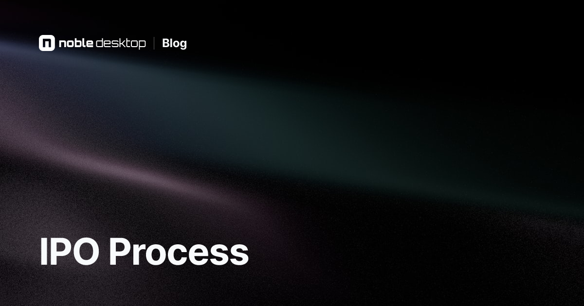 IPO Process: Tutorial and Video