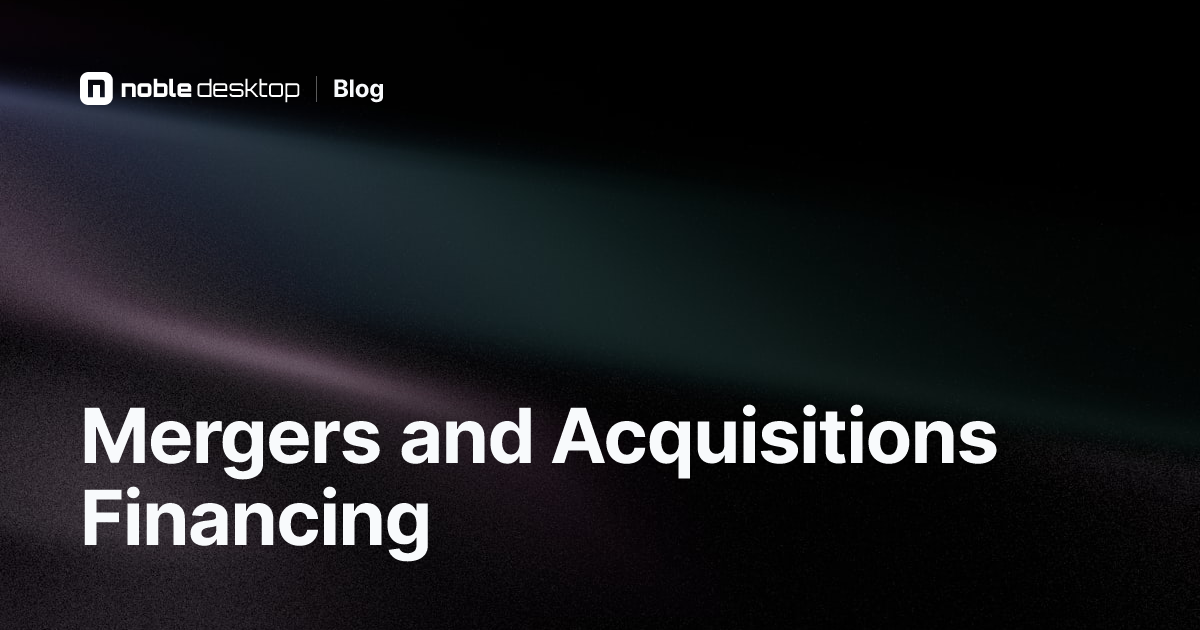 Mergers and Acquisitions Financing — Financial Modeling