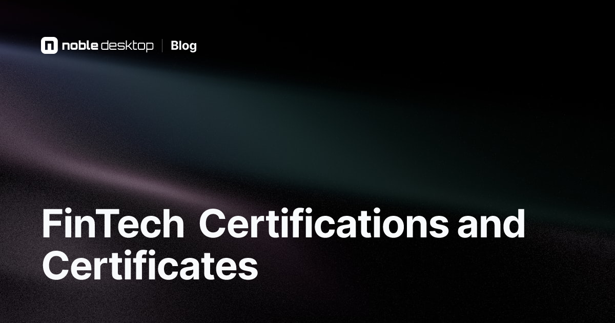 Which FinTech Certification is Best?