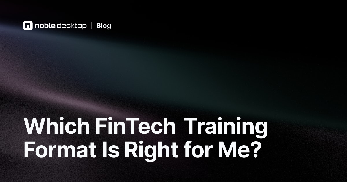FinTech Training Format for Beginners