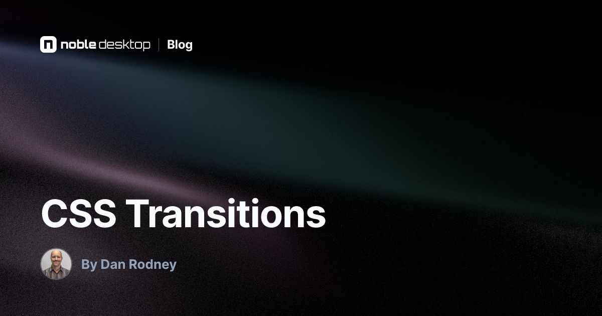 CSS Transitions: HTML & CSS Tutorial