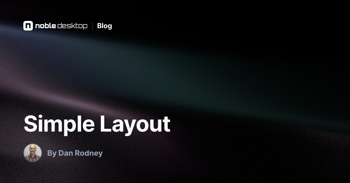 Simple Layout: HTML & CSS Tutorial