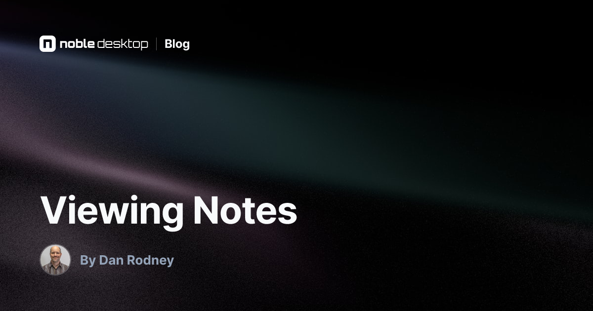 Viewing Notes: Professional Editing with Adobe InCopy