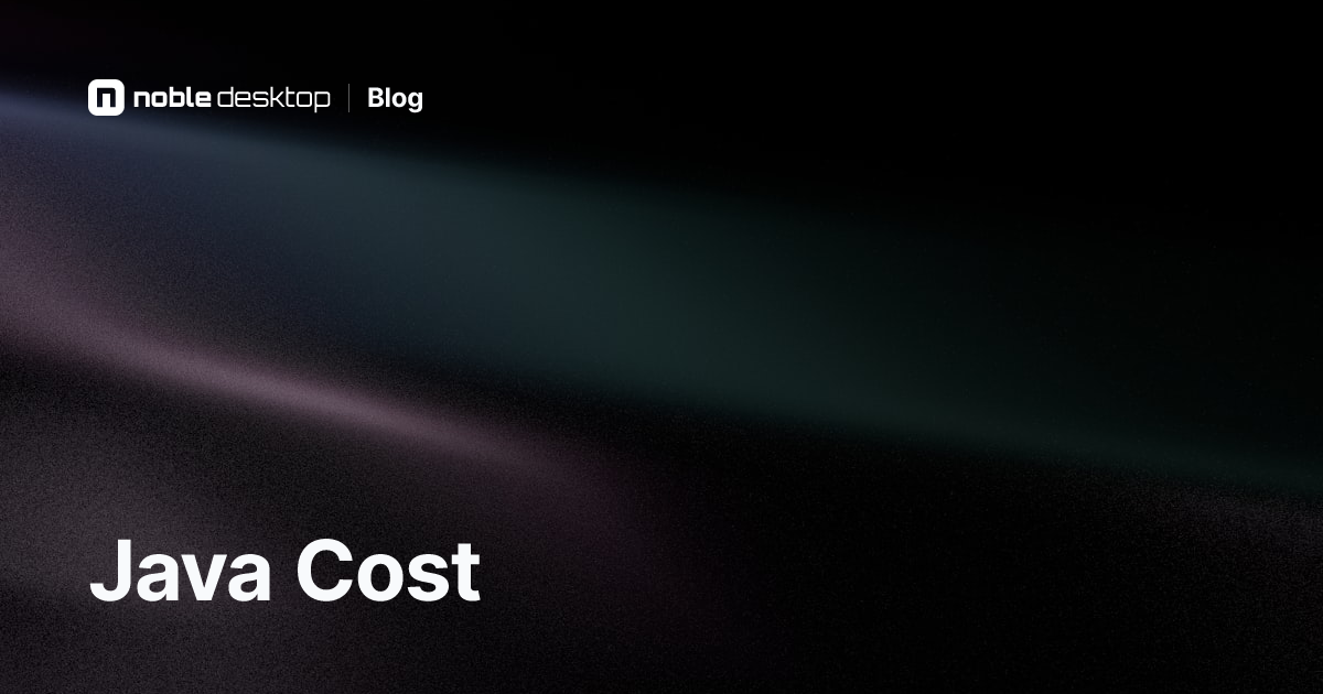 How Much Does Java Cost?