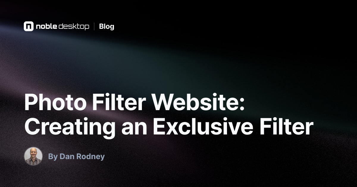 Photo Filter Website: Creating an Exclusive Filter — JavaScript & jQuery