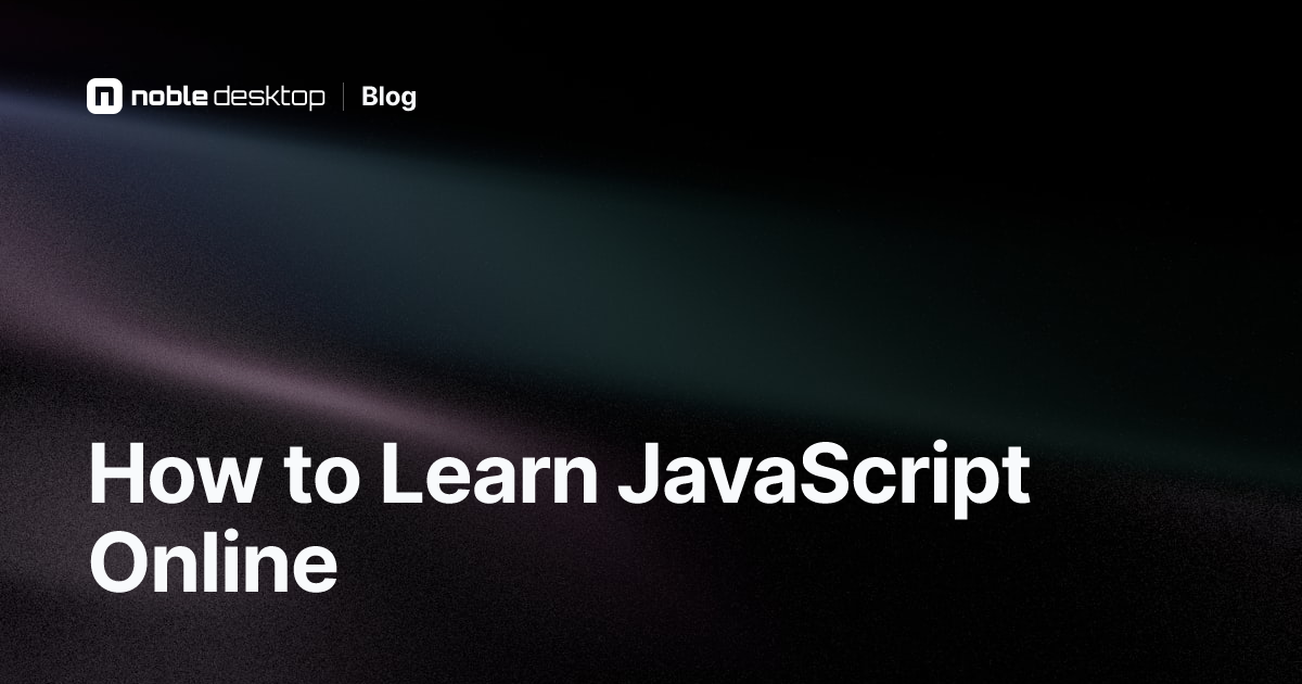 Learn JavaScript Online for Beginners