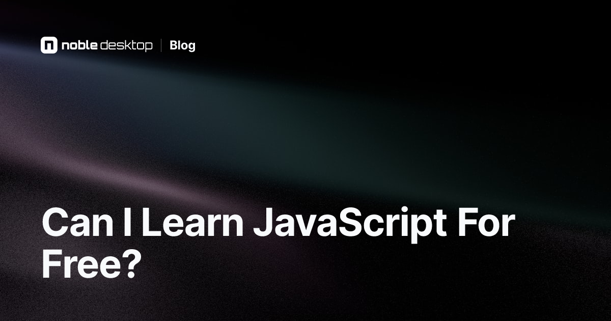 Learn JavaScript For Free