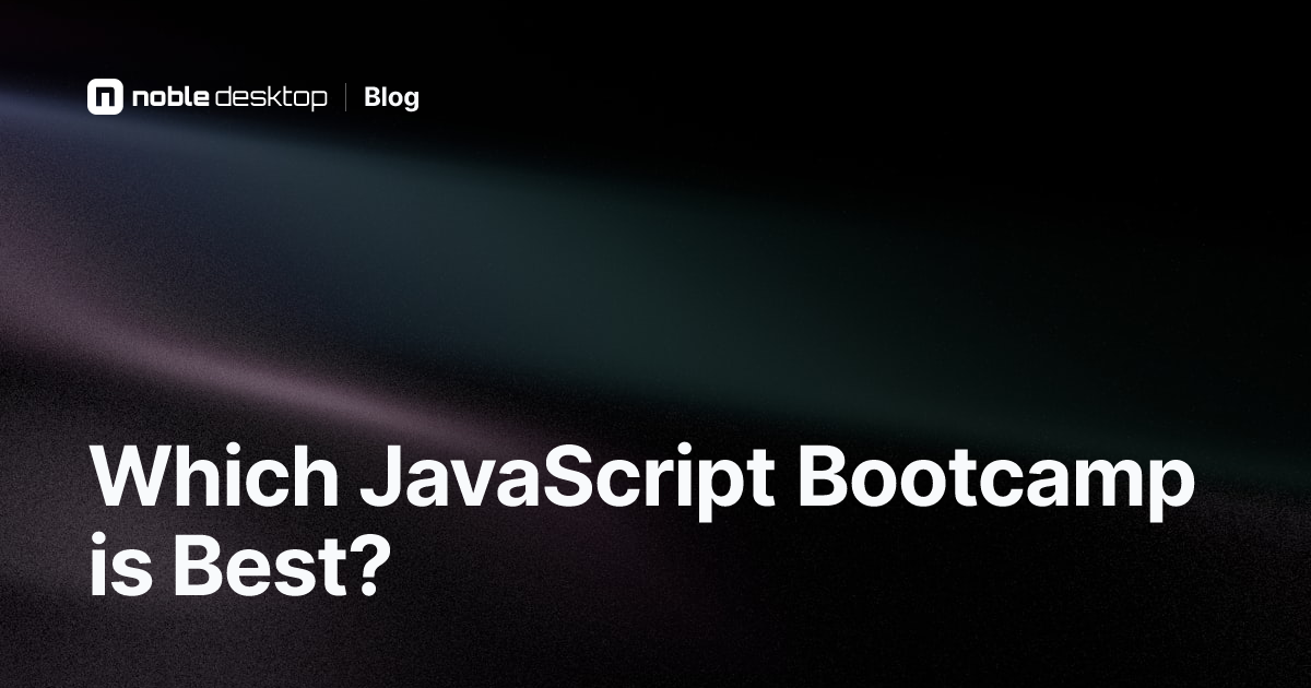 Best JavaScript Bootcamps