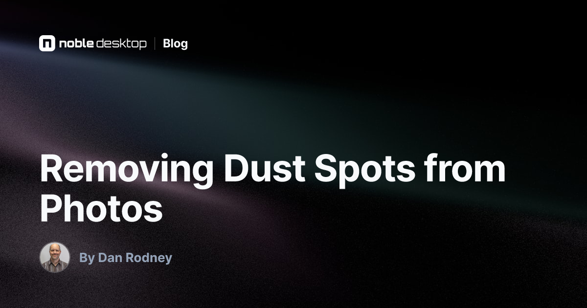 Removing Dust Spots from Photos: Lightroom Tutorial