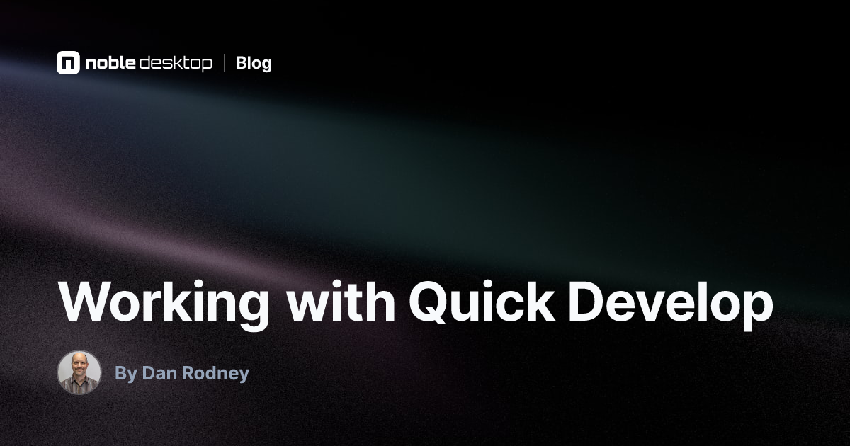 Working with Quick Develop: Lightroom Tutorial