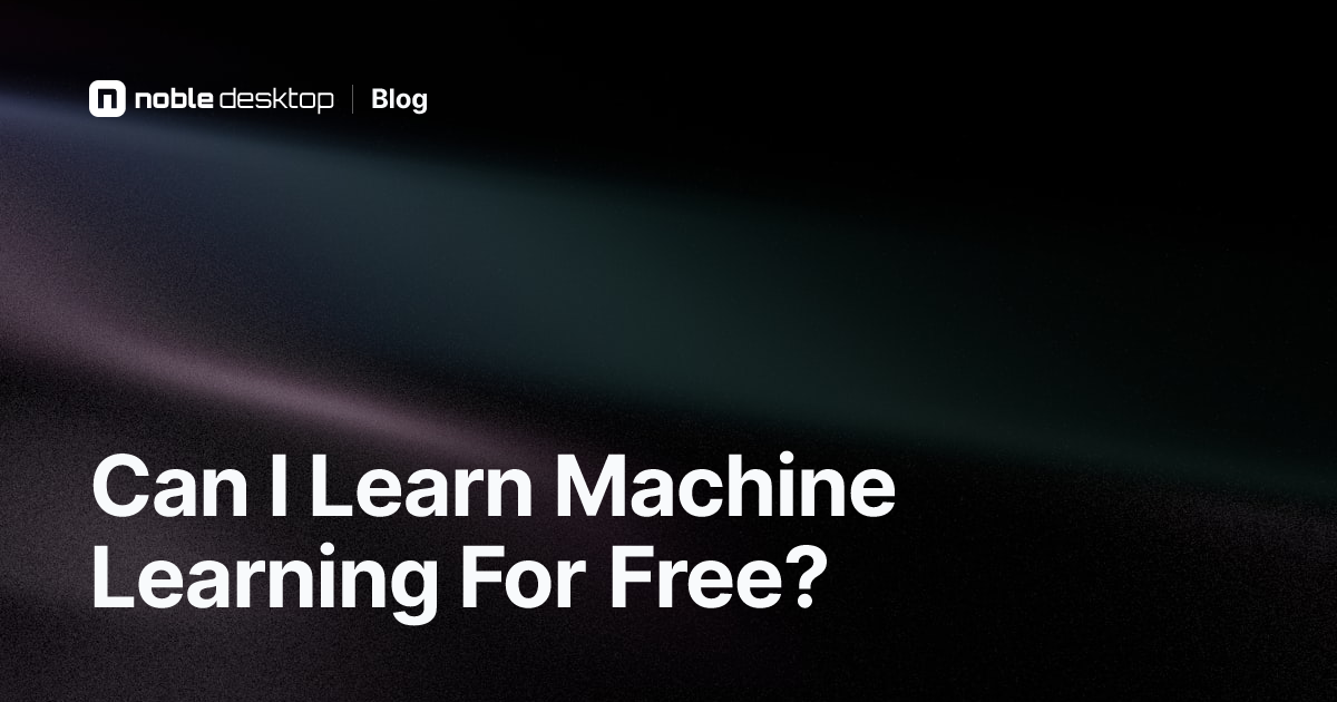 Learn Machine Learning For Free