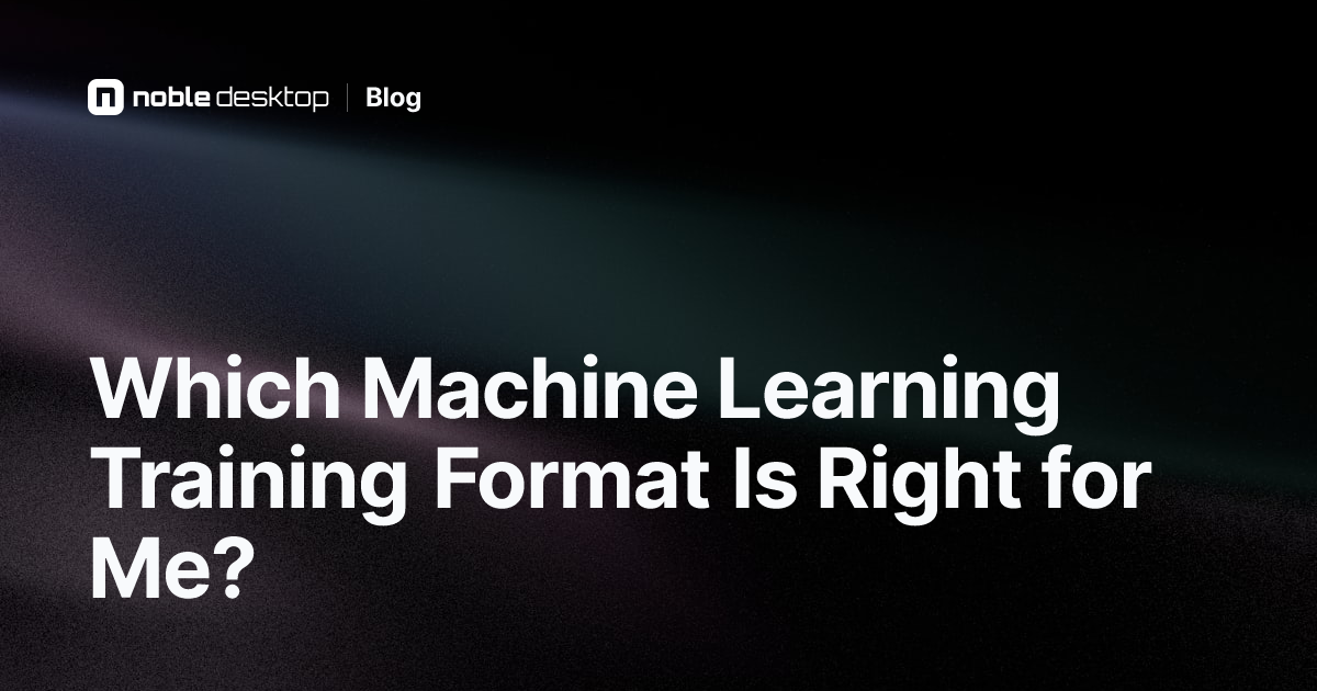 Machine Learning Training Format for Beginners