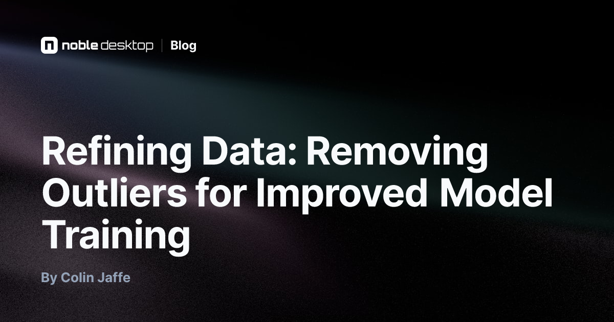 Refining Data: Removing Outliers for Improved Model Training — Machine ...