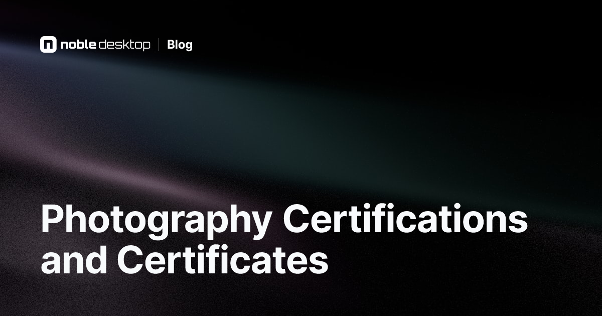 Which Photography Certification is Best?
