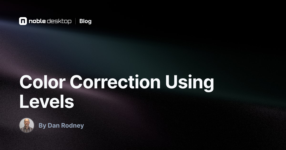 Color Correction Using Levels: Photoshop Tutorial