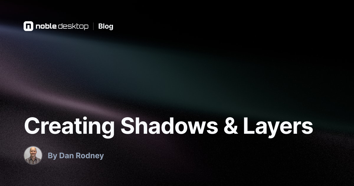 Creating Shadows & Layers: Photoshop Tutorial