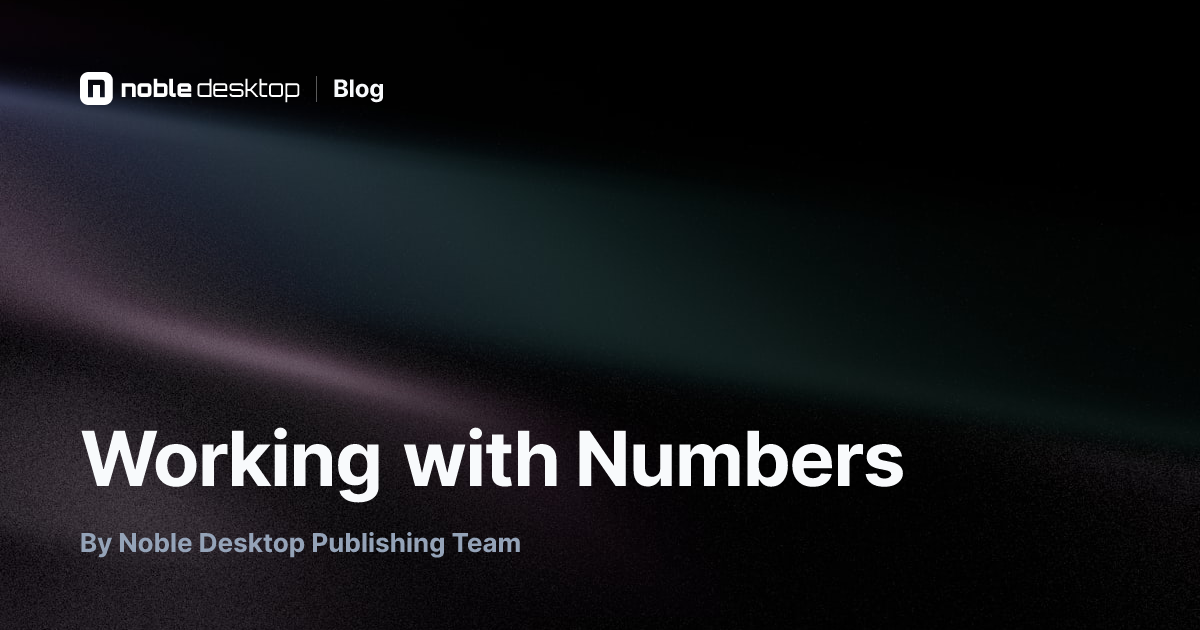 Working with Numbers: PHP & MySQL Tutorial