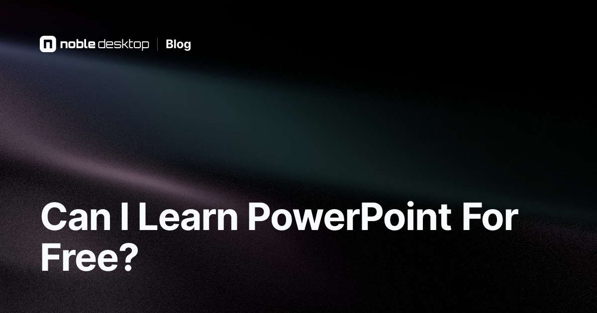 Learn PowerPoint For Free