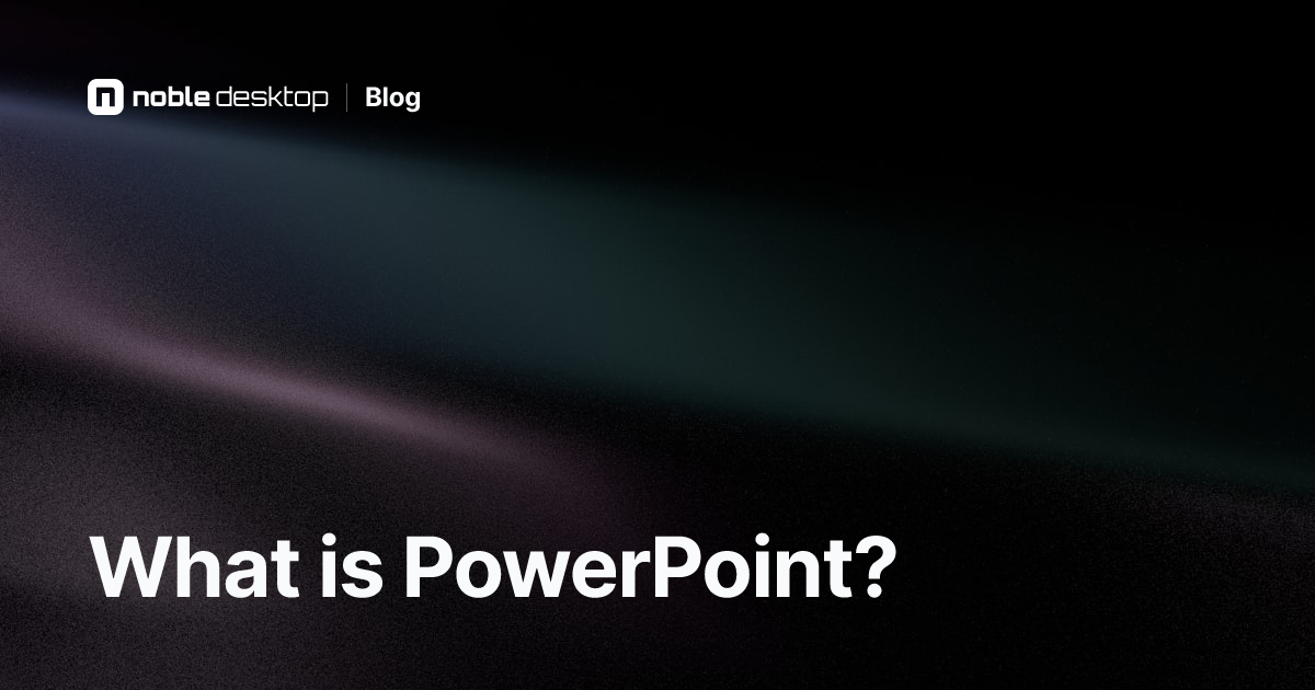 What is PowerPoint used for?