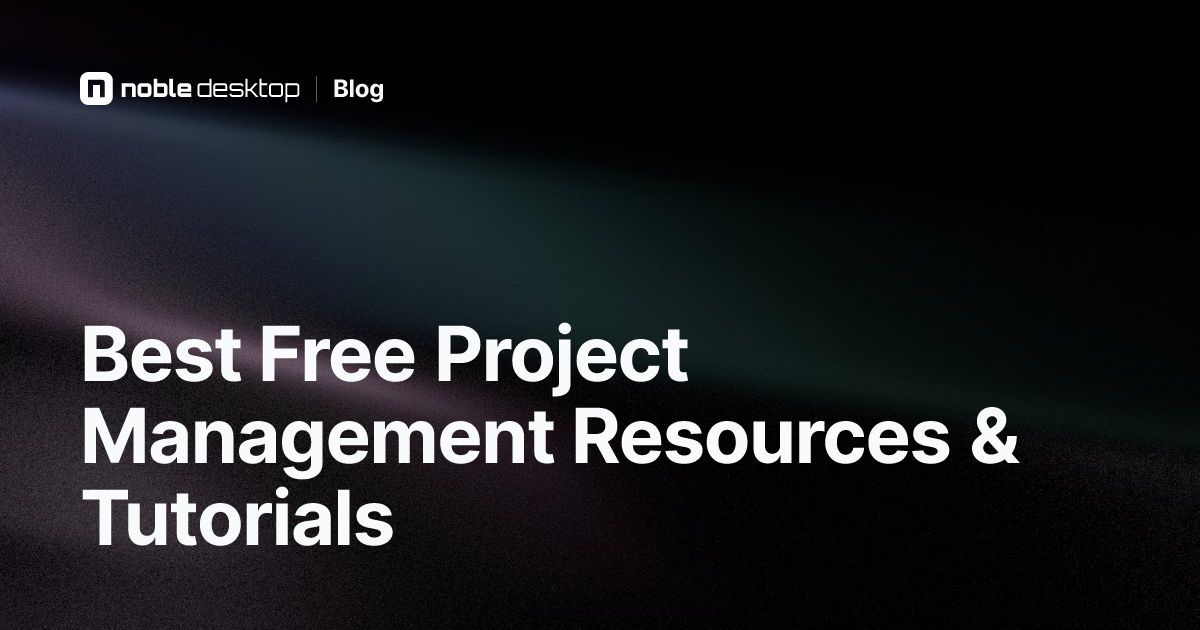 Free Project Management Resources & Tutorials for Beginners