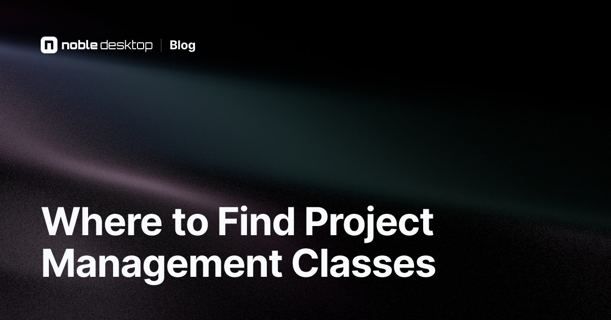 Where Can I Find Training in Project Management